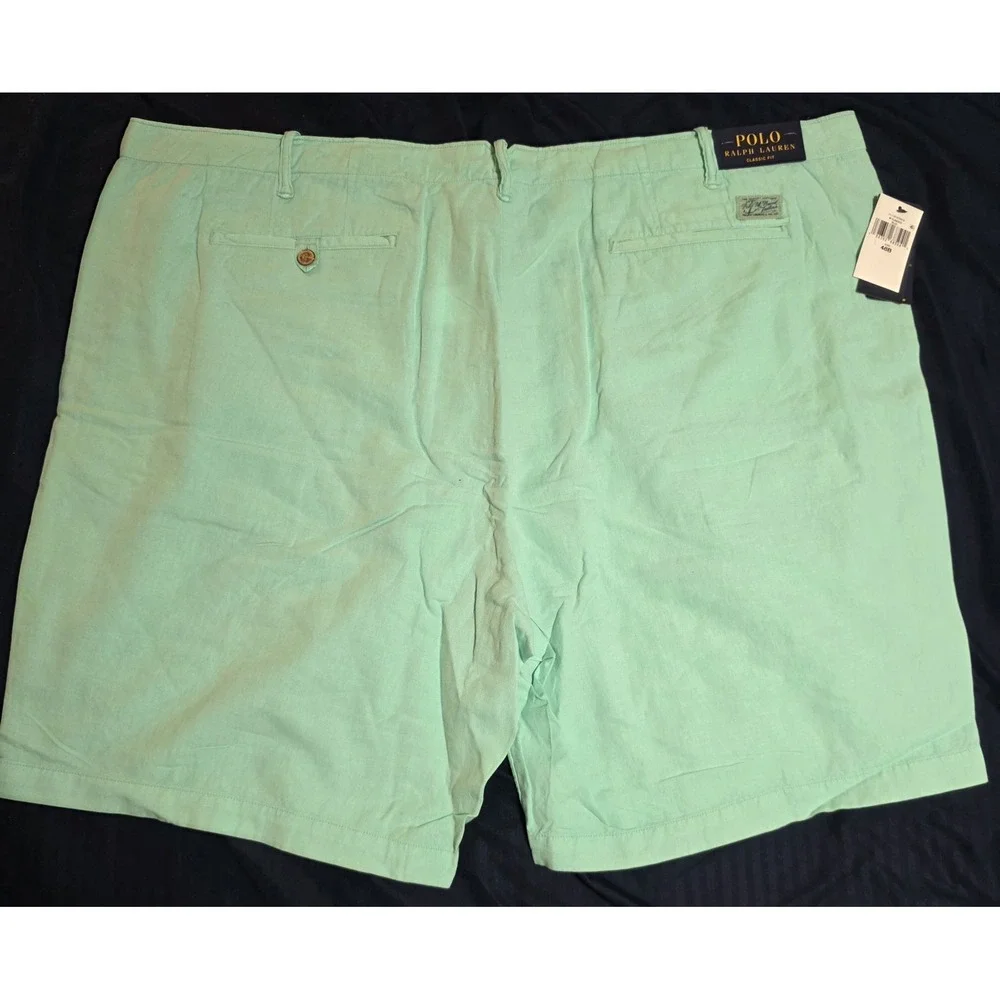 Polo Ralph Lauren Stretch Classic Fit Chino Pastel Green Shorts Men Size 56B NWT